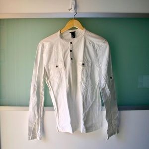 H&M Mens Casual Long Sleeve Shirt
